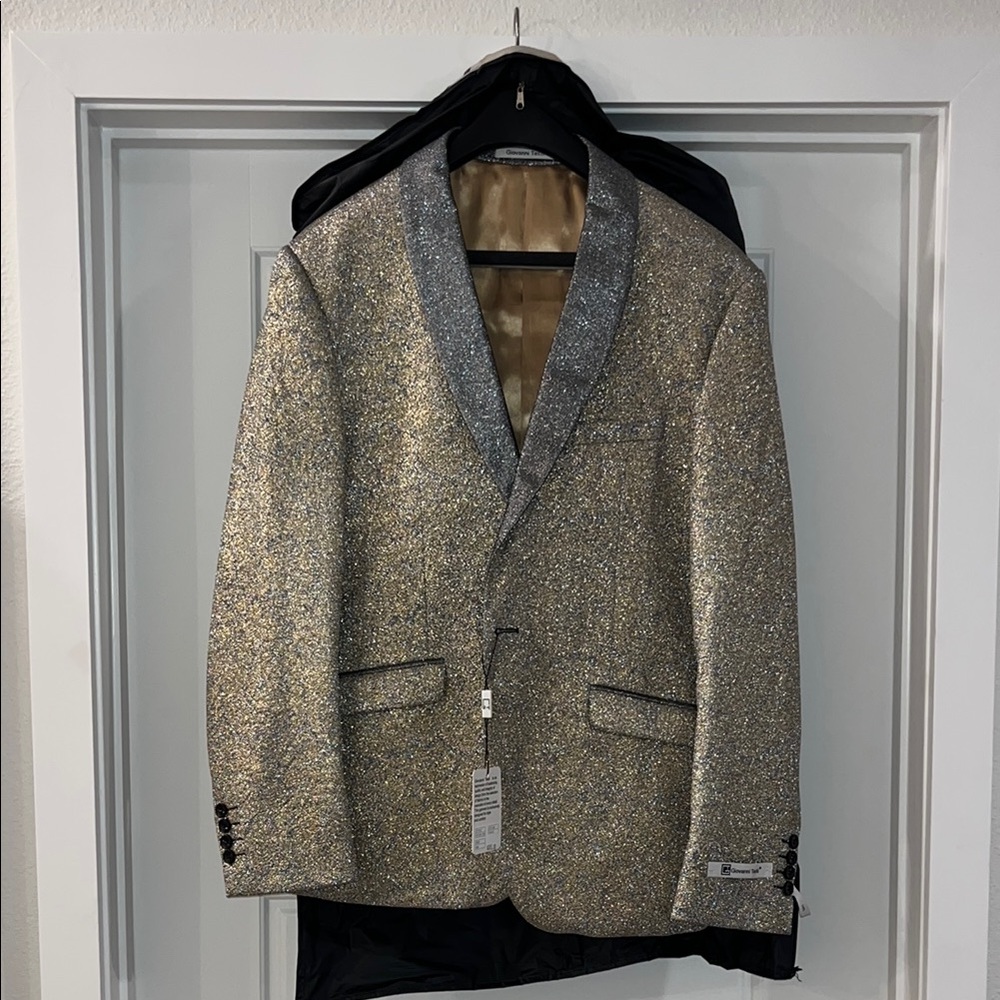 Elegant Silver Blazer